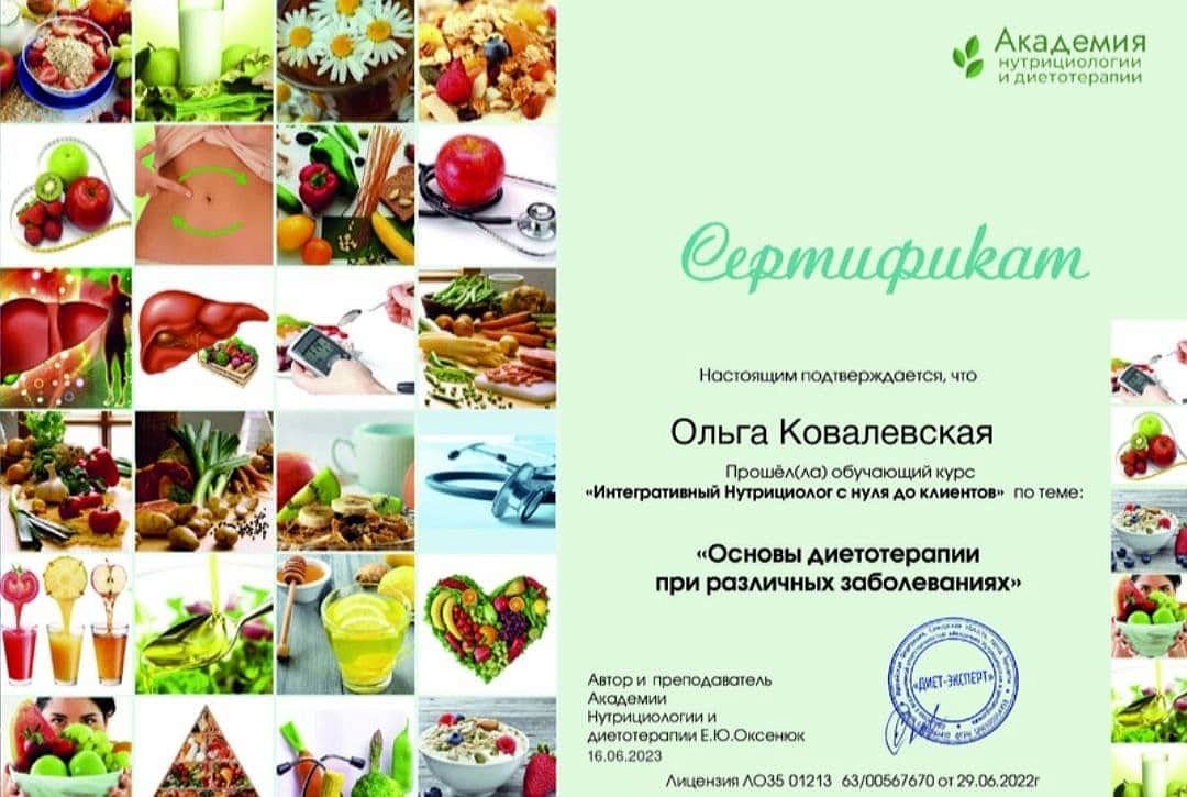 Ковалевская Ольга Владимировна