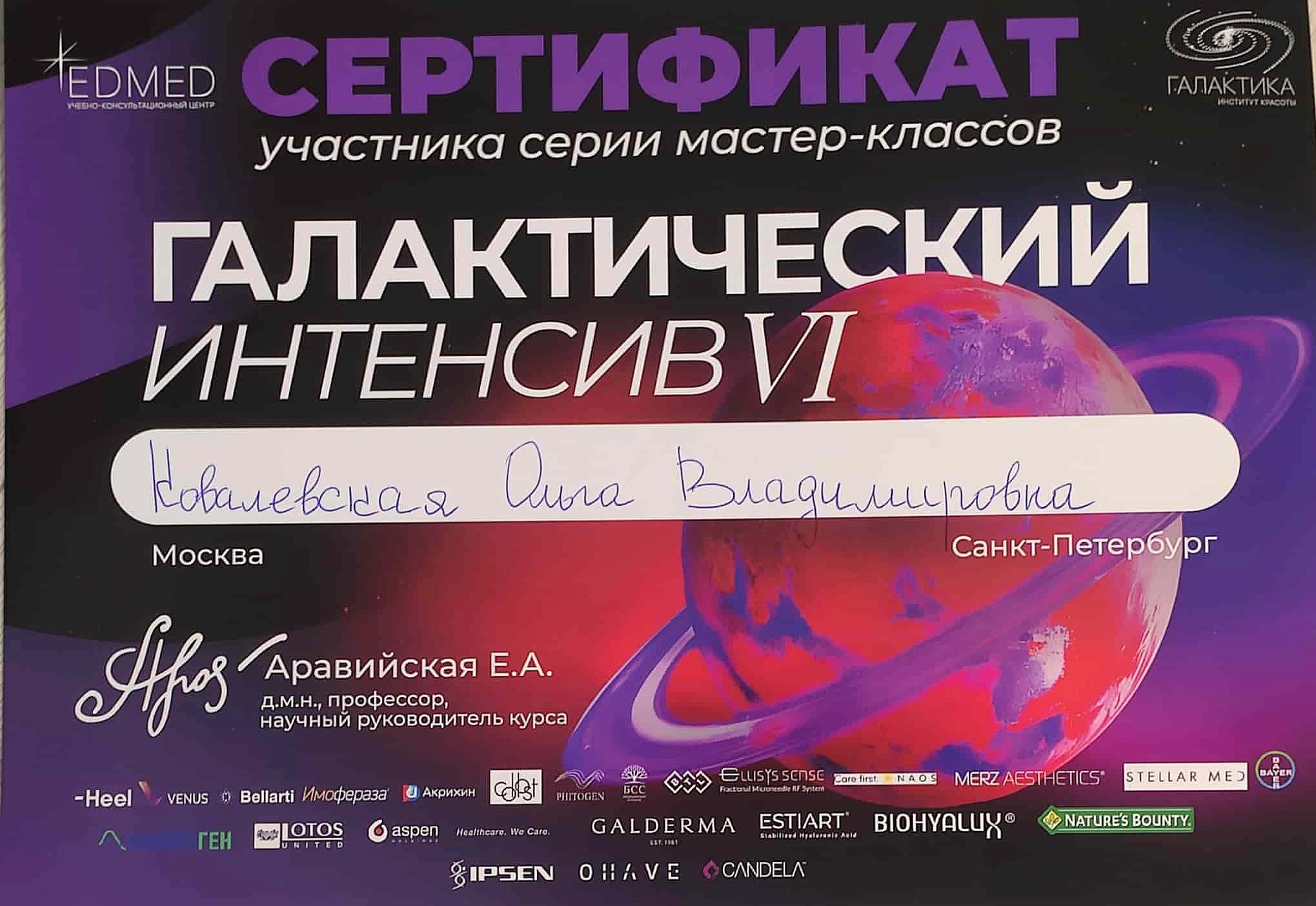 Ковалевская Ольга Владимировна
